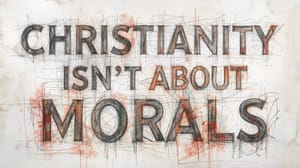 Apologetics | Christianity isn't about morals
